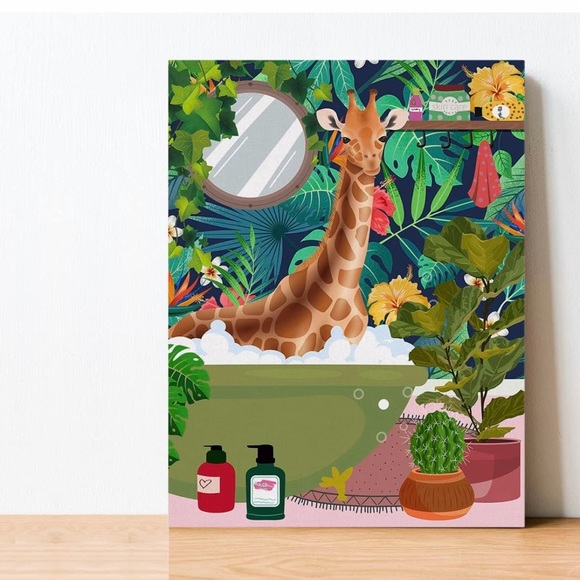 Giraffe 🦒 poster canvas - Picture 4 of 7